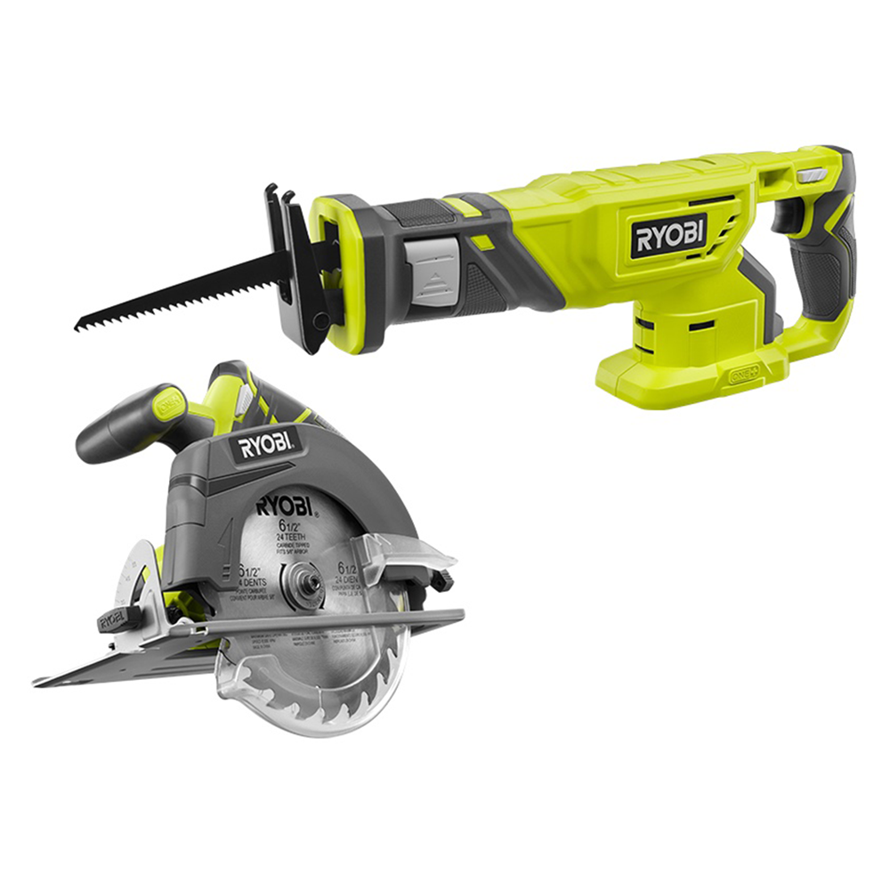18V ONE+ COMBO KIT WITH RECIPROCATING SAW AND 6-1/2" CIRCULAR SAW (TOOLS ONLY) RYOBI Tools