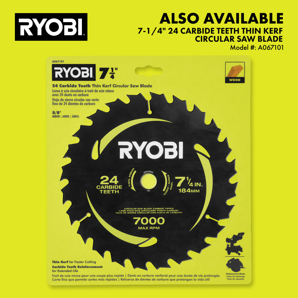 18V ONE+ HP Brushless 7-1/4" Circular Saw RYOBI Tools