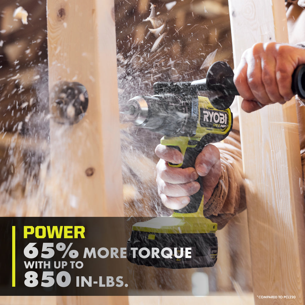 18V ONE+ HP Brushless 1/2" Hammer Drill Kit RYOBI Tools