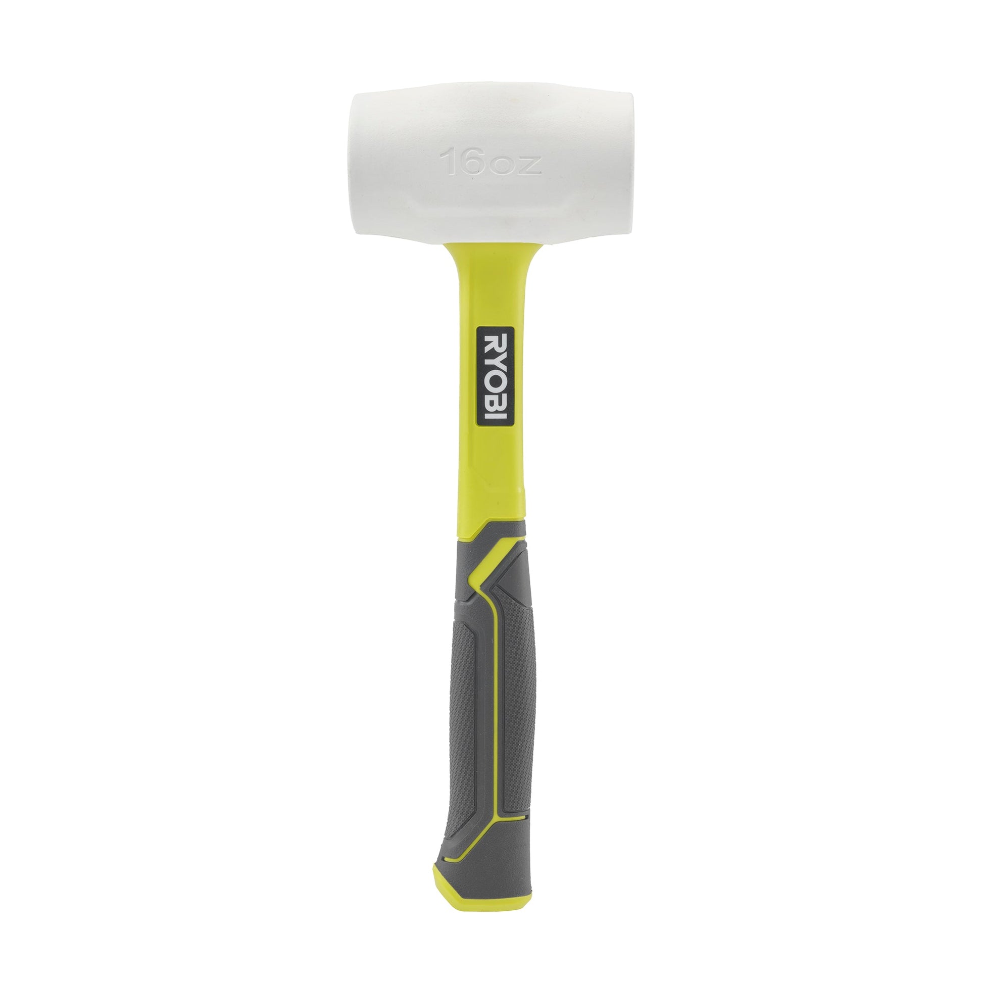 16oz. White Rubber Mallet RYOBI Tools