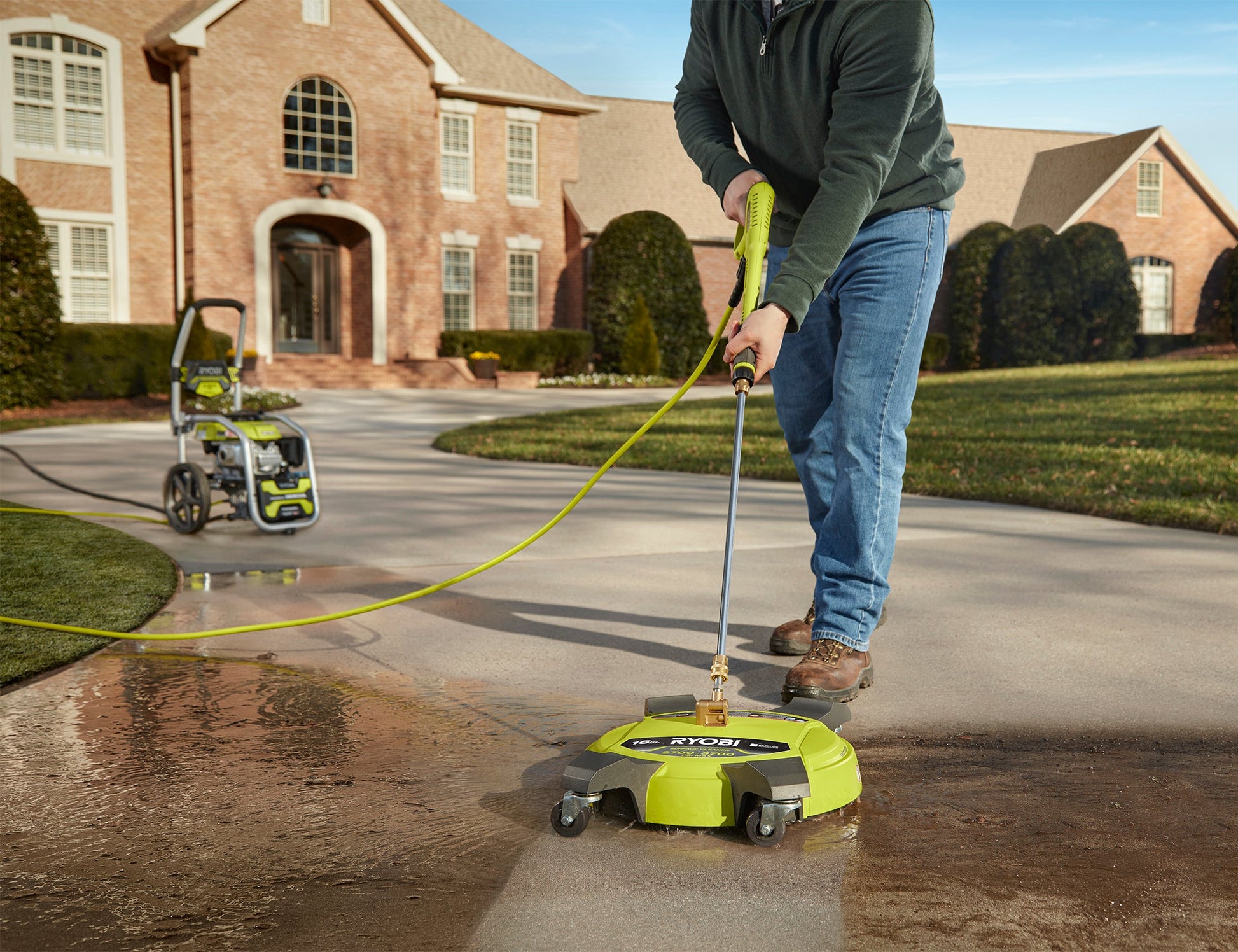 16" 3700 PSI Surface Cleaner for Gas Pressure Washer Image 4