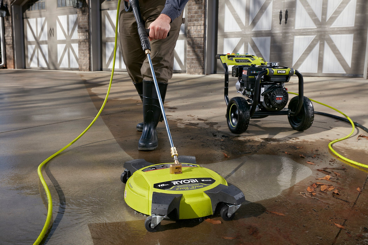 16" 3700 PSI Surface Cleaner for Gas Pressure Washer Image 5
