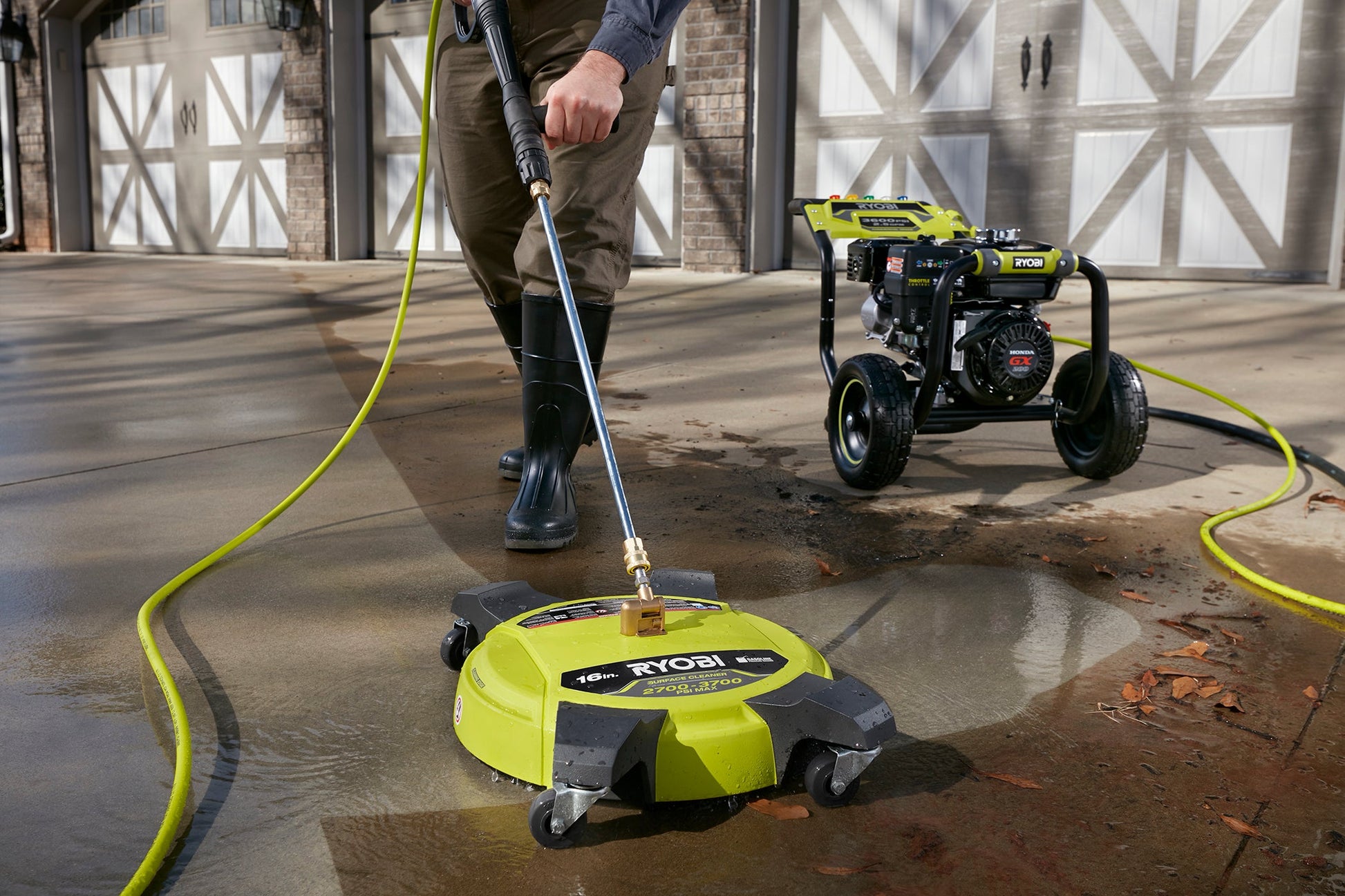 16" 3700 PSI Surface Cleaner for Gas Pressure Washer Image 5