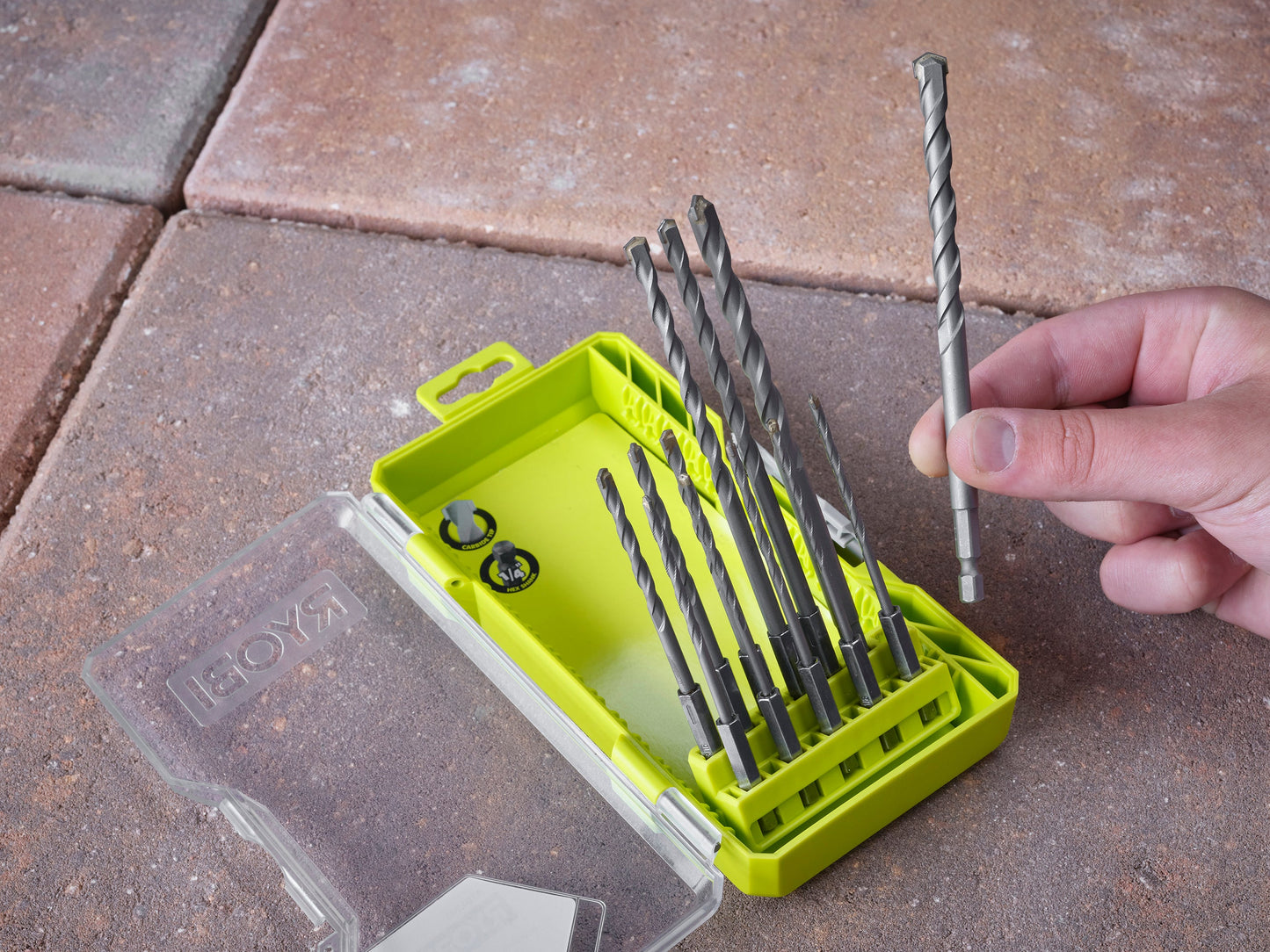 12 PC. Masonry Drill Bit Set Image 5