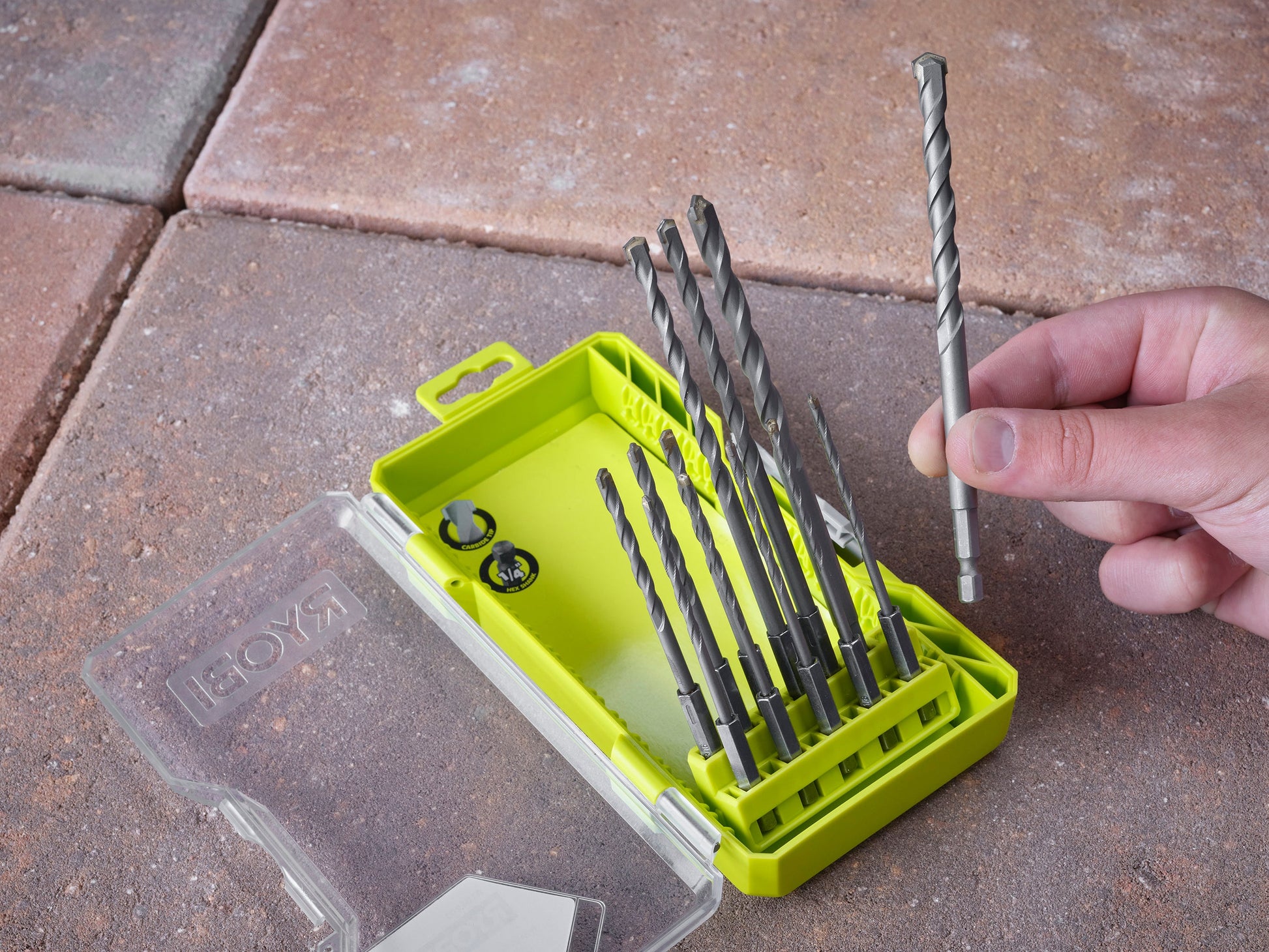 12 PC. Masonry Drill Bit Set Image 5