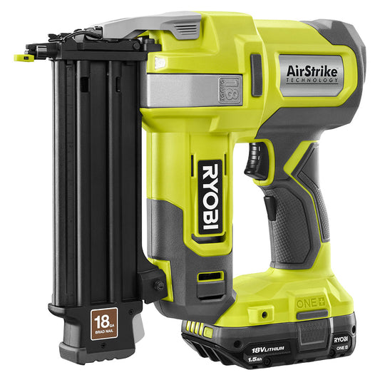 18V ONE+ AIRSTRIKE 18GA BRAD NAILER KIT RYOBI Tools