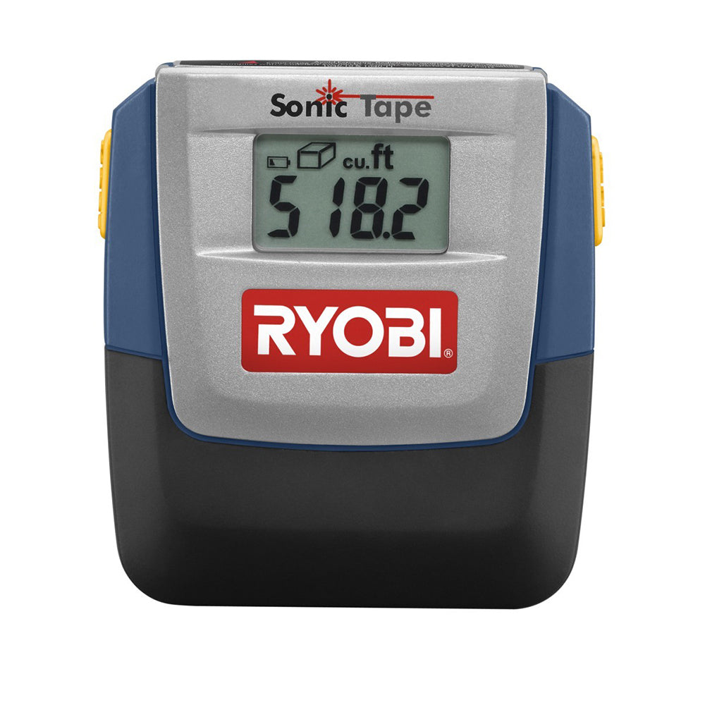 Sonic Distance Measure With Laser Pointer RYOBI Tools