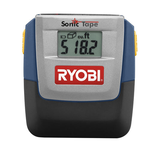 Sonic Distance Measure With Laser Pointer RYOBI Tools