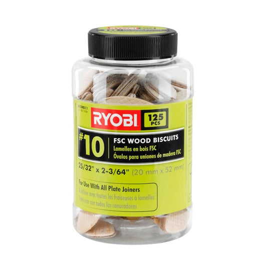 125PC #10 FCS WOOD BISCUITS RYOBI Tools