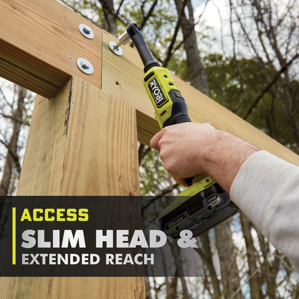 18V ONE+ HP BRUSHLESS 1/4" EXTENDED REACH RATCHET Image 5