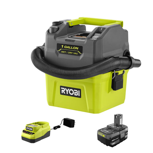 18V ONE+ 1 GALLON WET/DRY VACUUM KIT RYOBI Tools