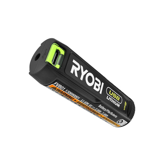 USB LITHIUM 2AH LITHIUM RECHARGEABLE BATTERY RYOBI Tools