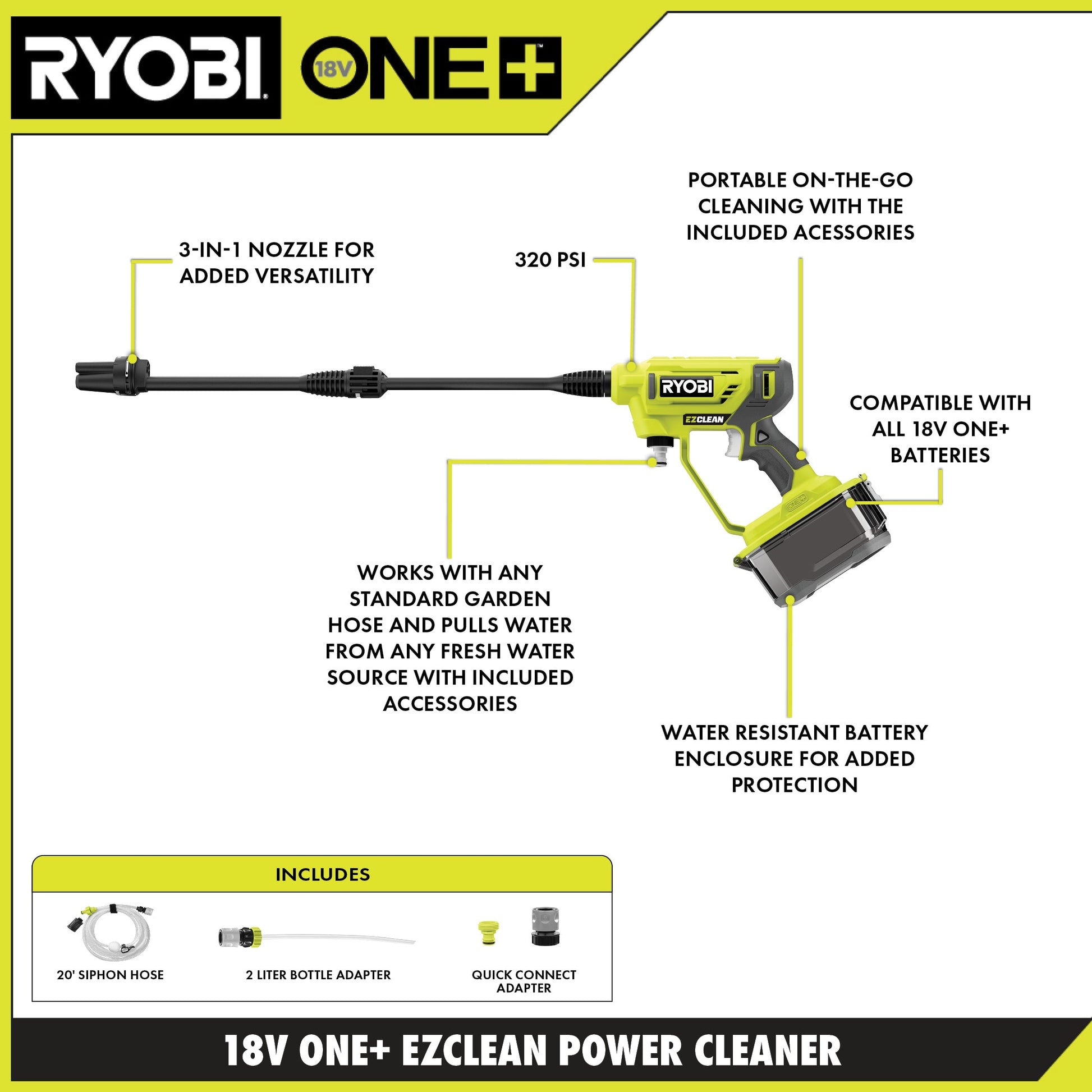 18V ONE+ EZCLEAN POWER CLEANER Image 2