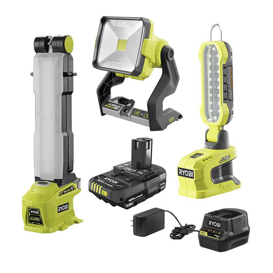 ONE+ 18V Cordless 3-Tool Hobby Lighting Kit RYOBI Tools