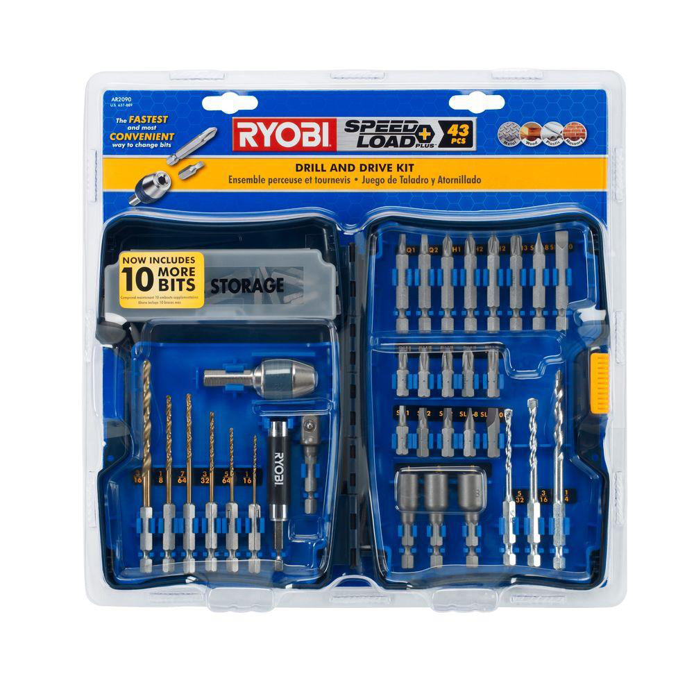 ACC-33 PC DRLL AND DRIVER KIT SPEEDLOAD+ RYOBI Tools