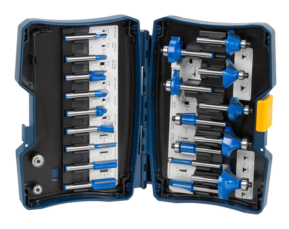 20 PC. Mixed Router Bit Set Image 2