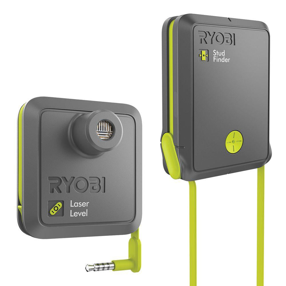PHONE WORKS Laser Level and Stud Sensor RYOBI Tools