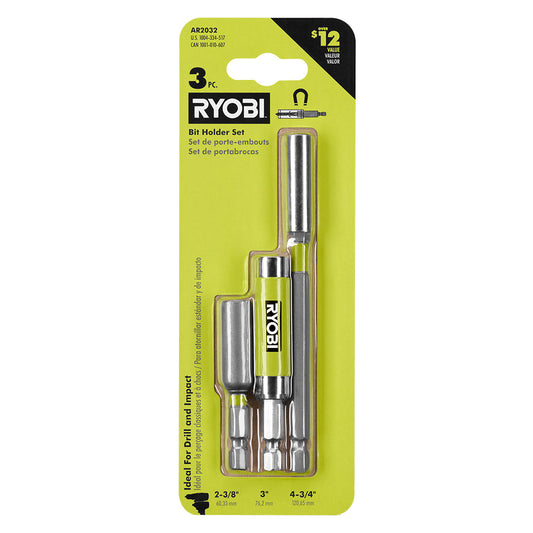RYOBI 3PC IMPACT BIT HOLDER SET RYOBI Tools