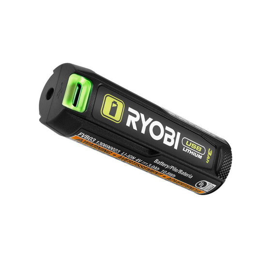 USB LITHIUM 3AH LITHIUM RECHARGEABLE BATTERY RYOBI Tools