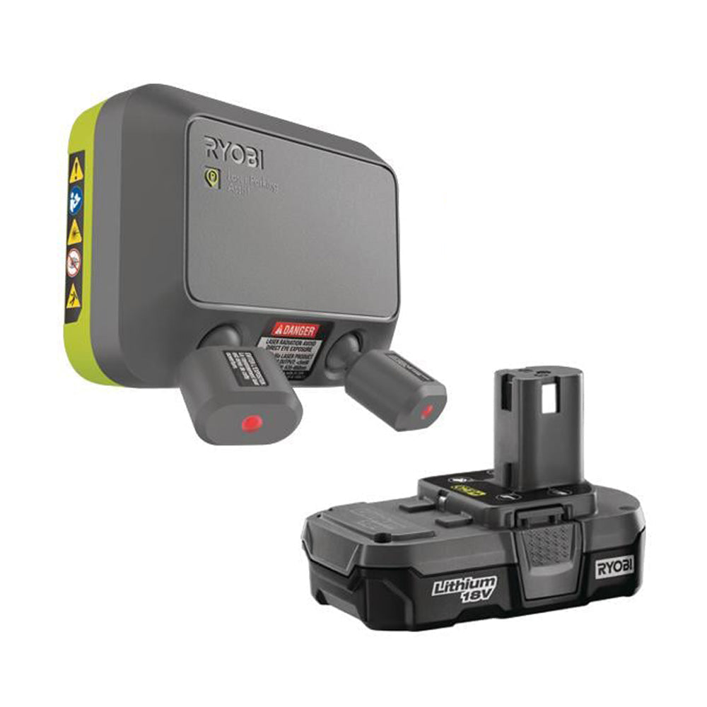 Laser Park Assist Accessory with Compact Lithium Battery RYOBI Tools