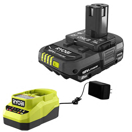 18V ONE+ 2AH LITHIUM BATTERY AND CHARGER STARTER KIT Image 1