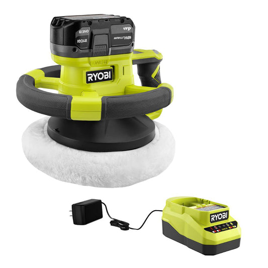 18V ONE+ 10” Variable Speed Random Orbit Buffer Kit RYOBI Tools