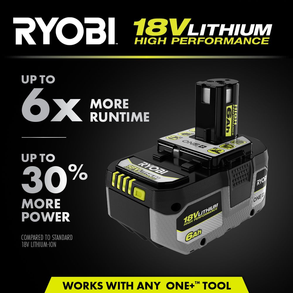 18V ONE+ 6AH LITHIUM-ION HIGH PERFORMANCE BATTERY Image 3