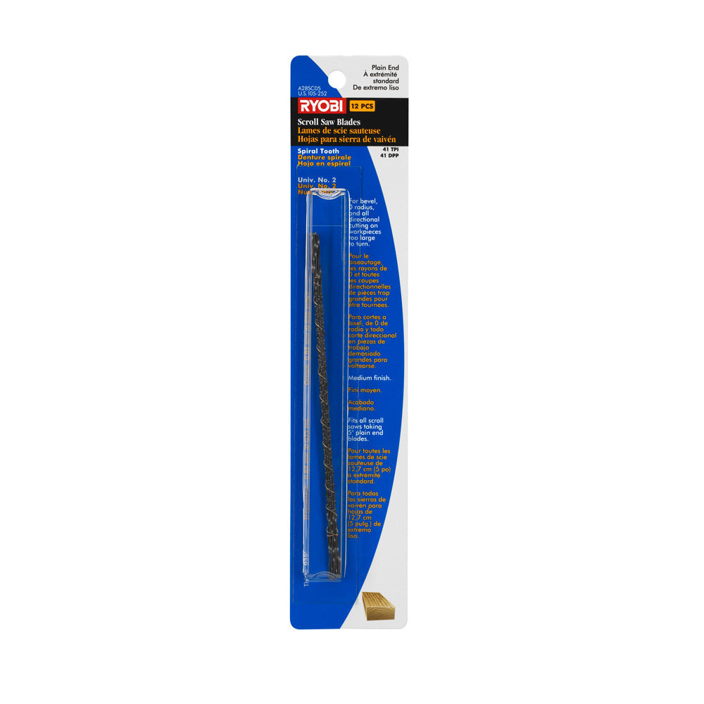 Spiral Tooth Scroll Saw Blades - 12 Pack Image 2