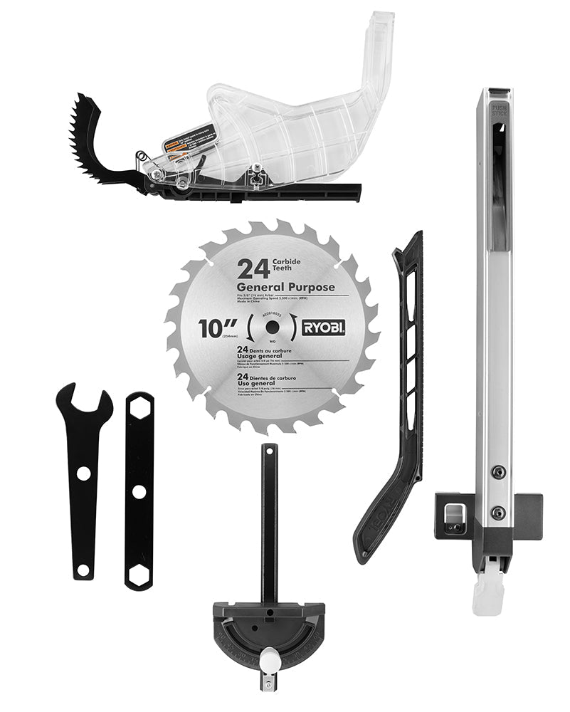 10" Expanded Capacity Table Saw with Rolling Stand Image 2