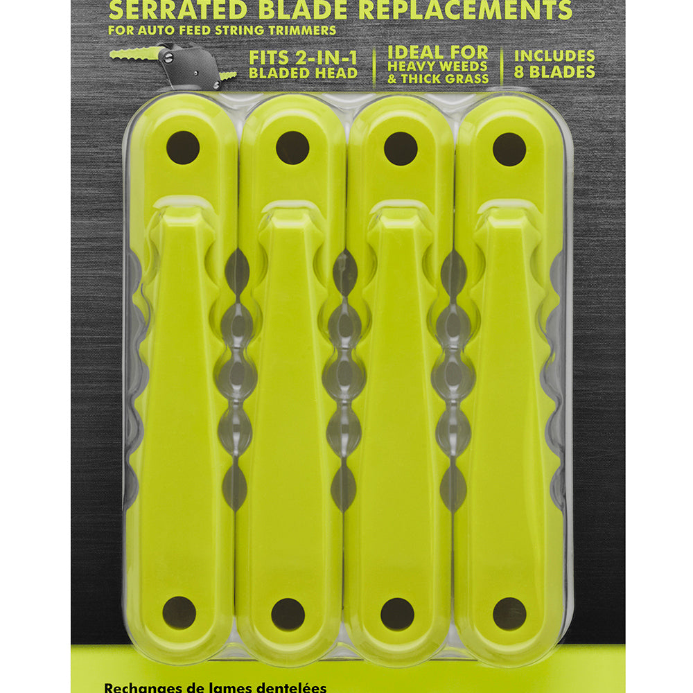 REPLACEMENT FIXED BLADES FOR 2-IN-1 PIVOTING FIXED LINE AND BLADED HEAD RYOBI Tools