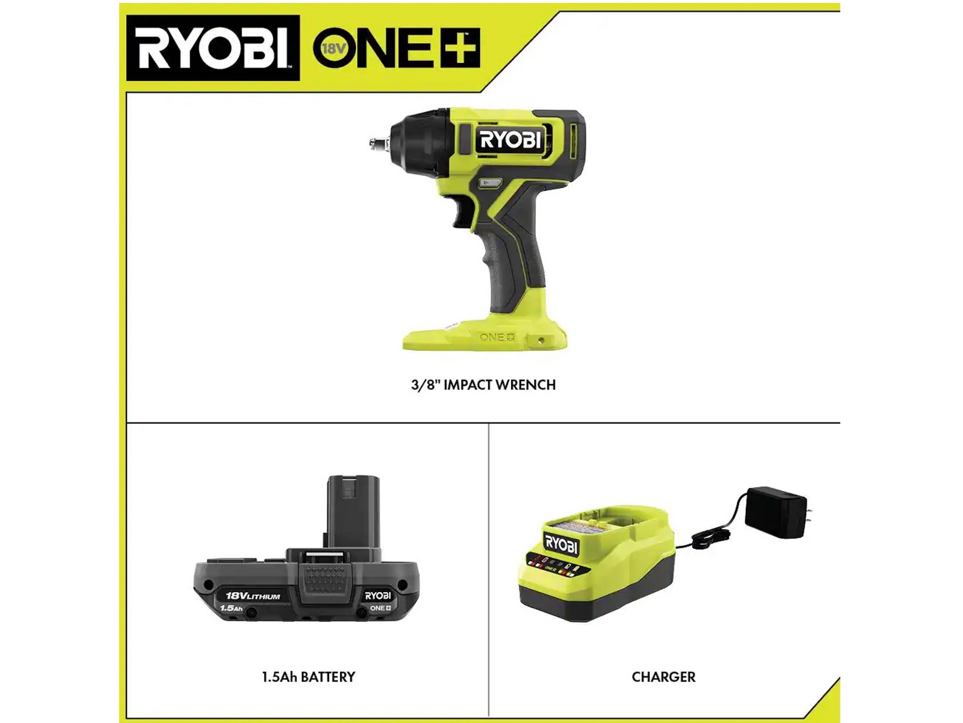 18V ONE+ 3/8" Impact Wrench Kit  Image 2