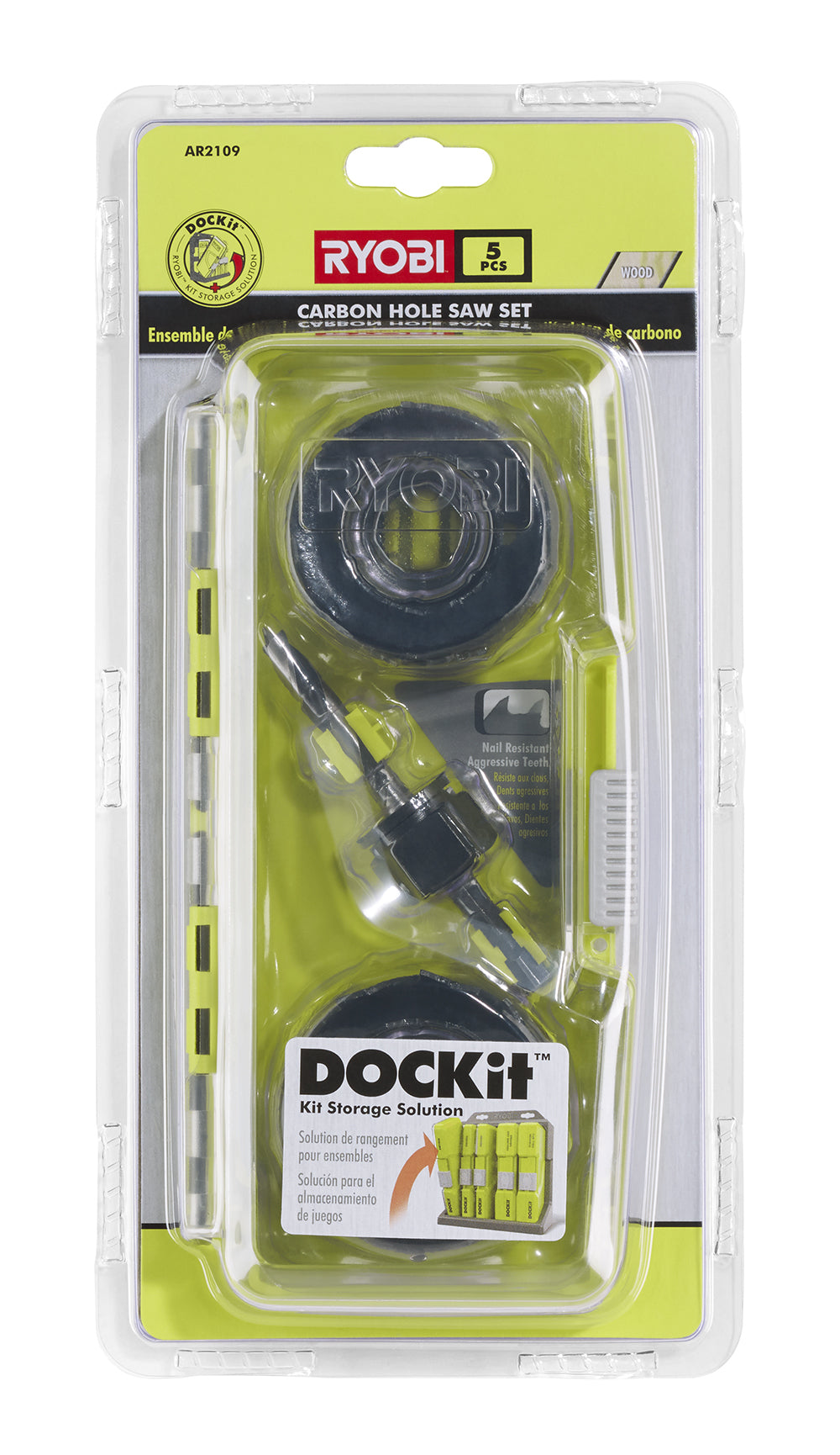 5 PC. Carbon Hole Saw Set Image 2