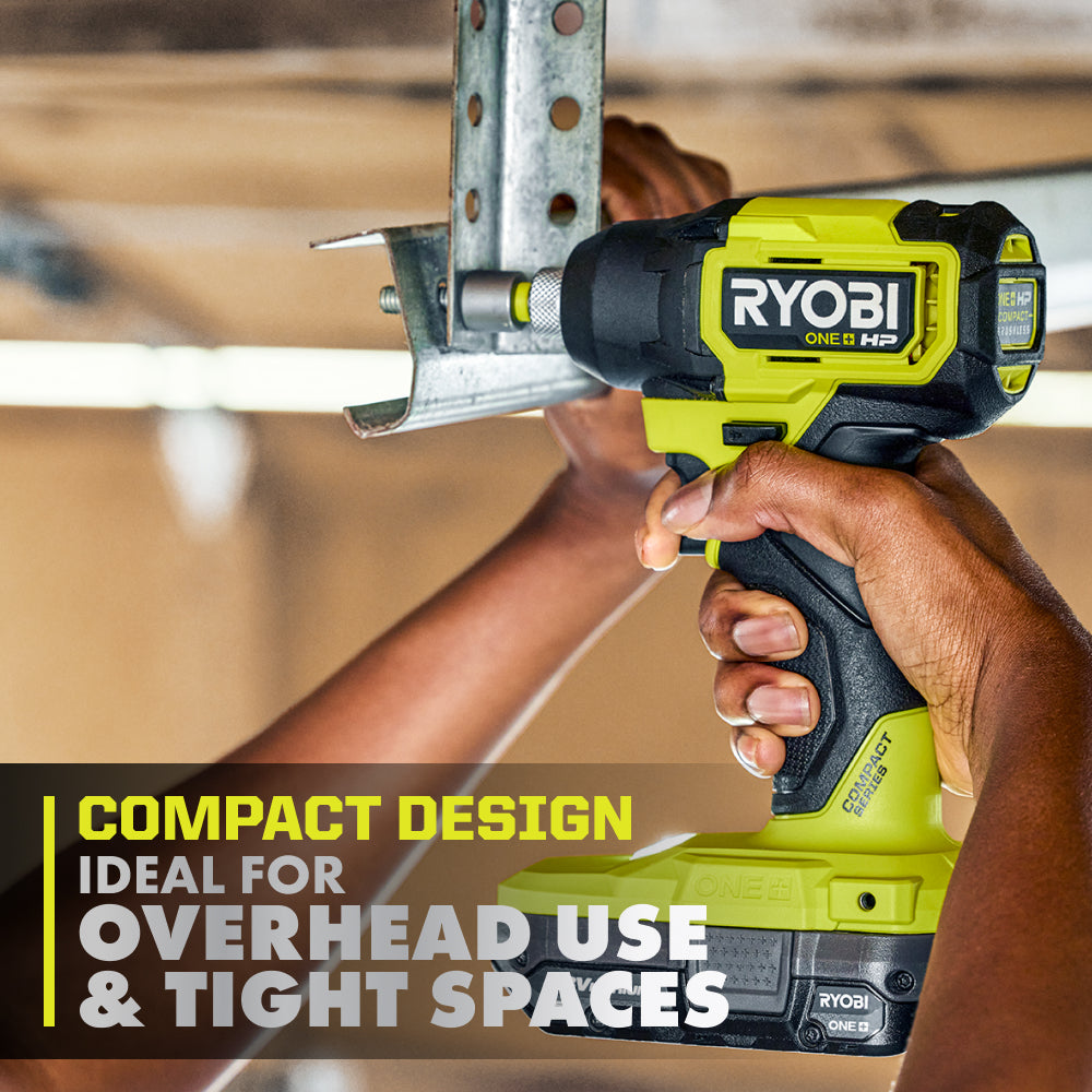 18V ONE+ HP COMPACT BRUSHLESS 1/4" HEX IMPACT DRIVER Image 4