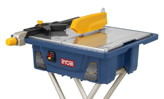 7" Wet Tile Saw with Folding Stand Image 2