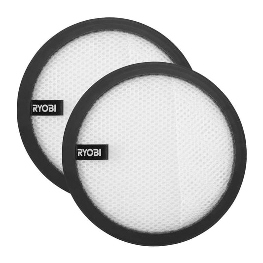 ADVANCED AND HIGH-CAPACITY STICK VACUUM REPLACEMENT FILTERS (2-PACK) RYOBI Tools