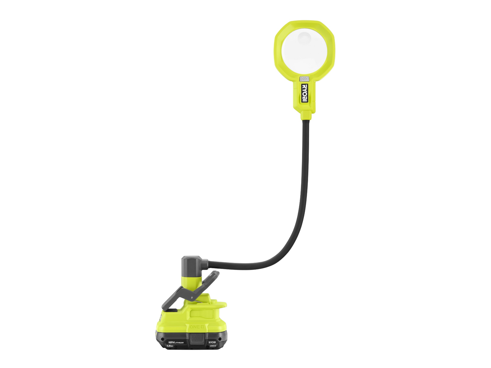 18V ONE+ Magnifying LED Clamp Light RYOBI Tools