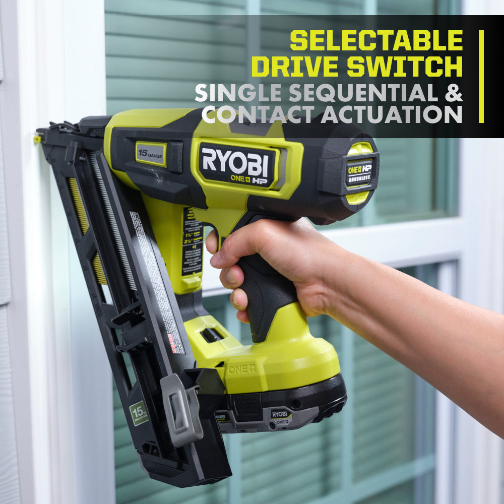18V ONE+ HP BRUSHLESS 15GA ANGLED FINISH NAILER Image 7