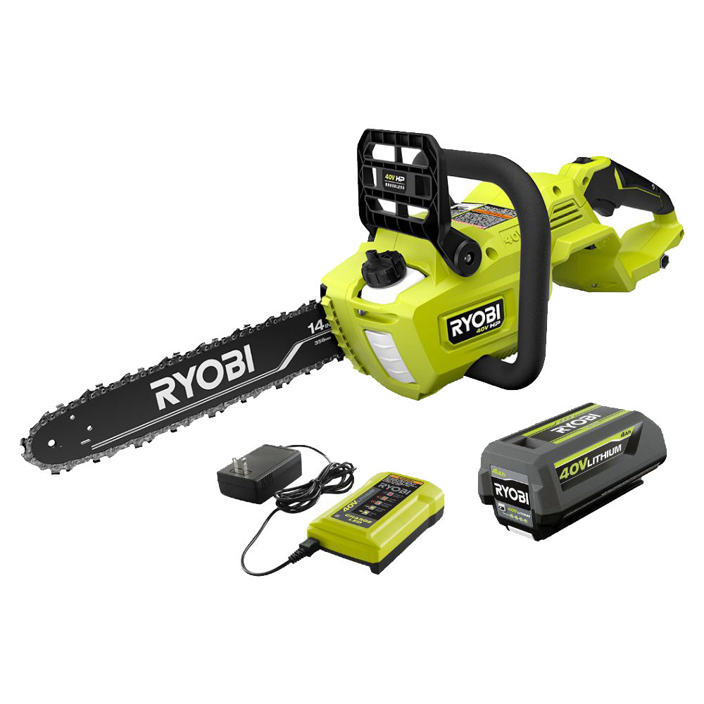 40V HP BRUSHLESS 14" CHAINSAW KIT RYOBI Tools