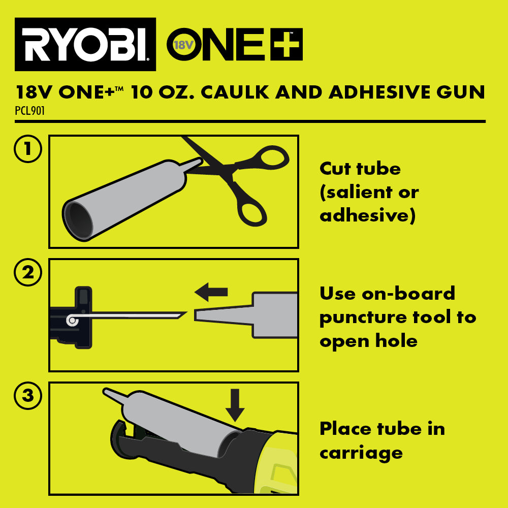 18V ONE+ 10 oz. Caulk and Adhesive Gun Image 6