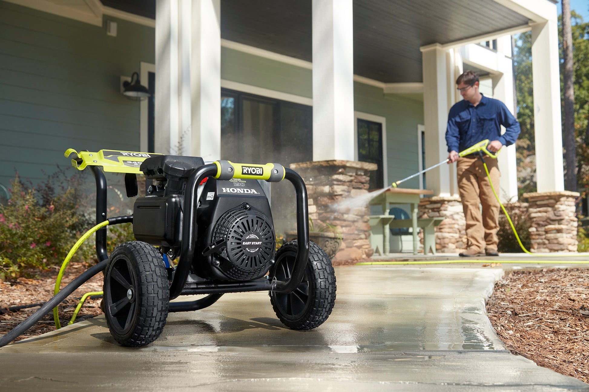 3400 PSI HONDA GC190 GAS PRESSURE WASHER With 16" Surface Cleaner Image 7
