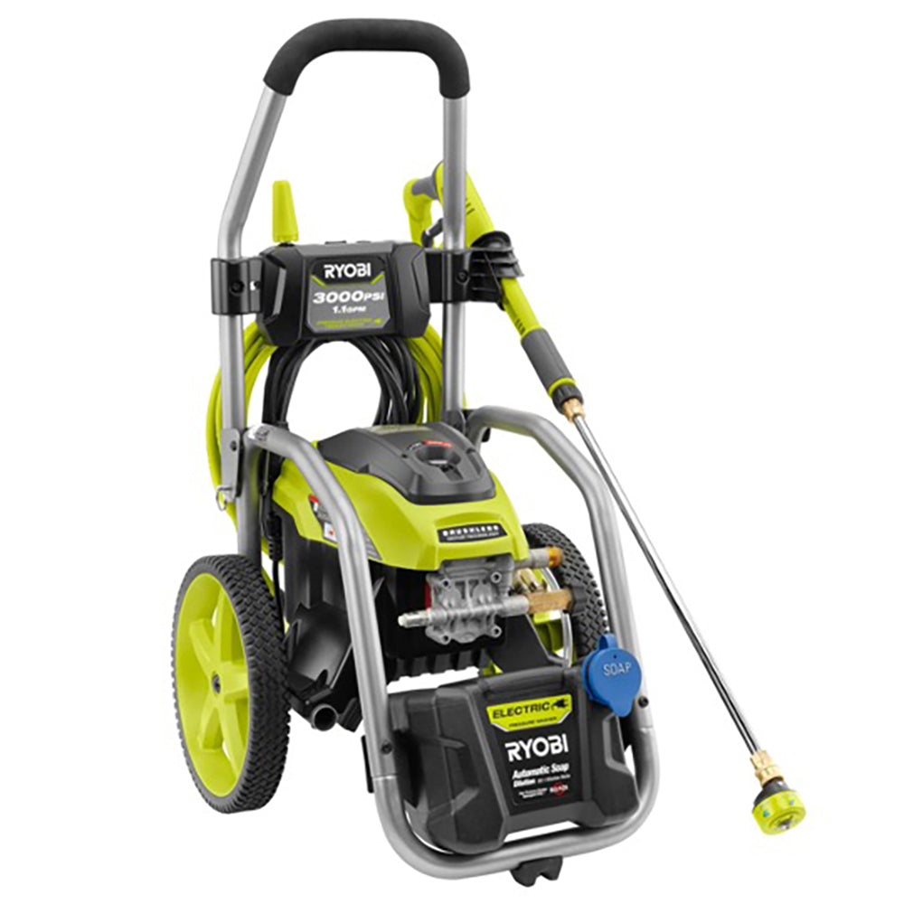 3000 PSI 1.1 GPM BRUSHLESS ELECTRIC PRESSURE WASHER RYOBI Tools