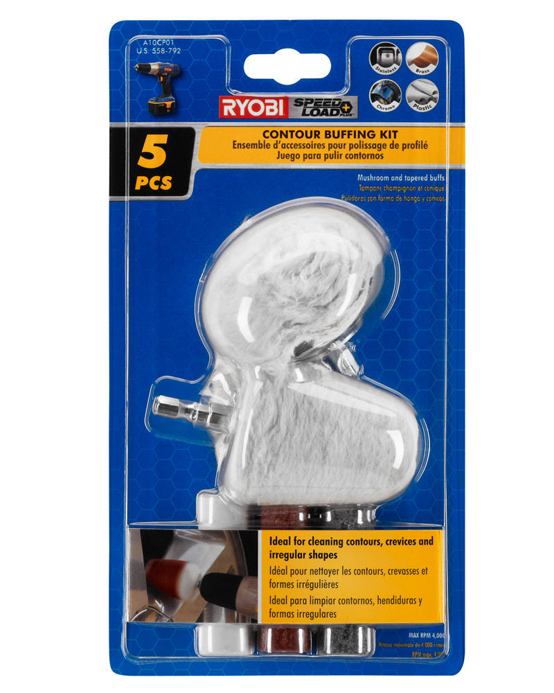 5 PC. Contour Metal Polishing Kit Image 2