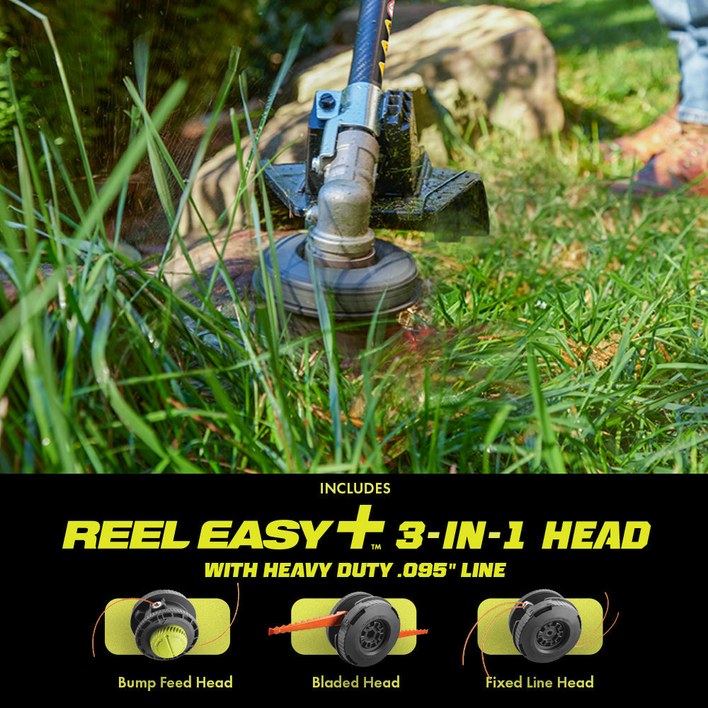 40V HP Brushless 16" Attachment Capable String Trimmer Kit RYOBI Tools