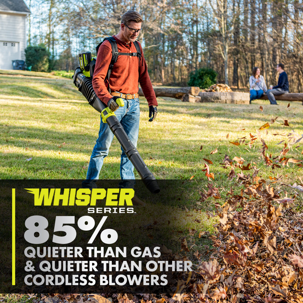 40V HP BRUSHLESS WHISPER SERIES 730 CFM BACKPACK BLOWER KIT image 7