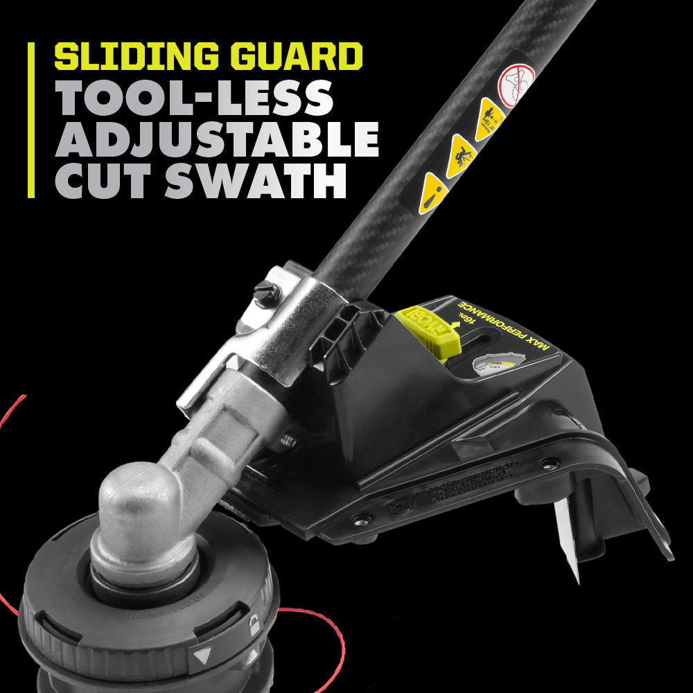 40V HP Brushless 16" Attachment Capable String Trimmer Kit RYOBI Tools