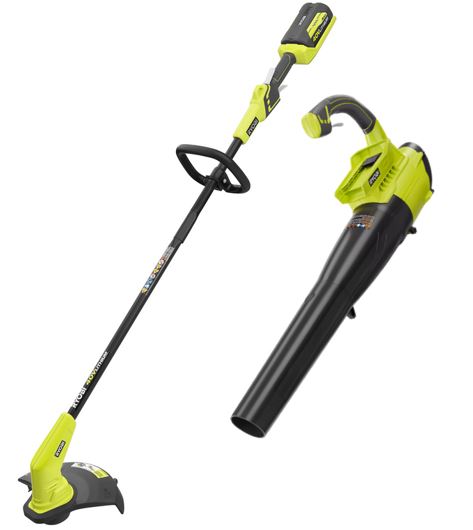 40V STRING TRIMMER & BLOWER Kit Image 2