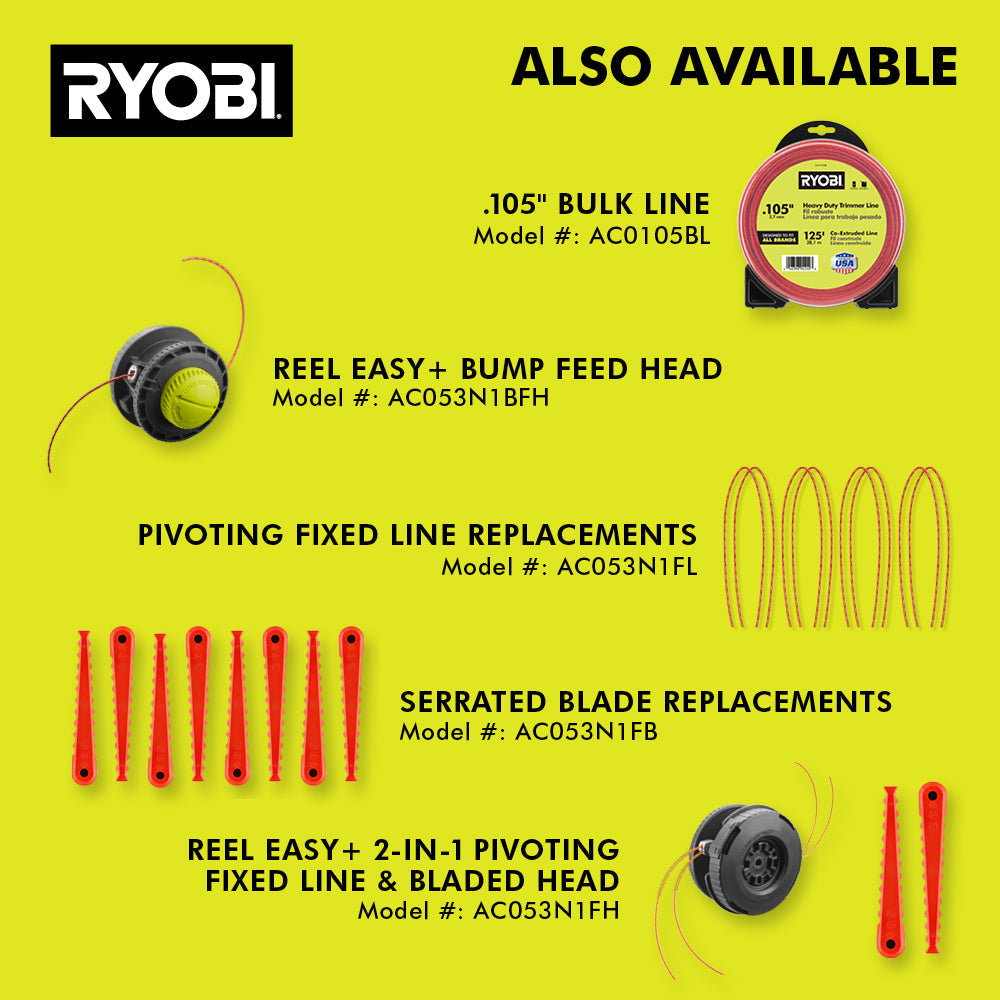 40V HP Brushless 17” String Trimmer RYOBI Tools