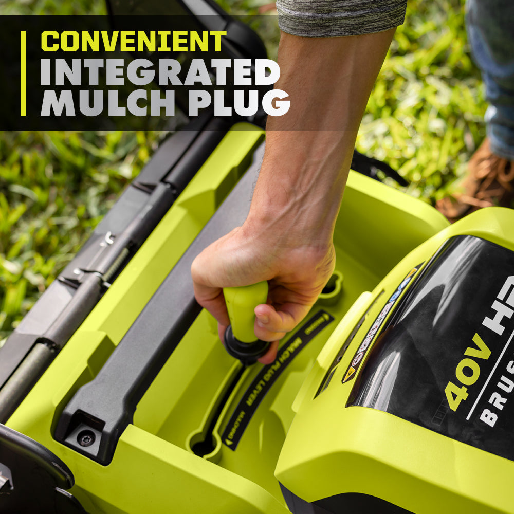 40V HP BRUSHLESS 21" SELF-PROPELLED AWD MULTI-BLADE MOWER KIT RYOBI Tools