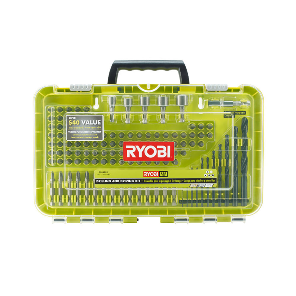120 PC. Drilling and Driving Kit RYOBI Tools