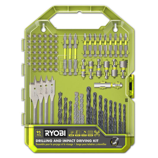 95PC DRILLING/IMPACT DRIVING KIT RYOBI Tools